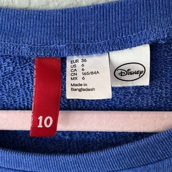 Disney women’s Mickey Mouse sweatshirt H&M size 6, barely worn, EUC! - Picture 2 of 7